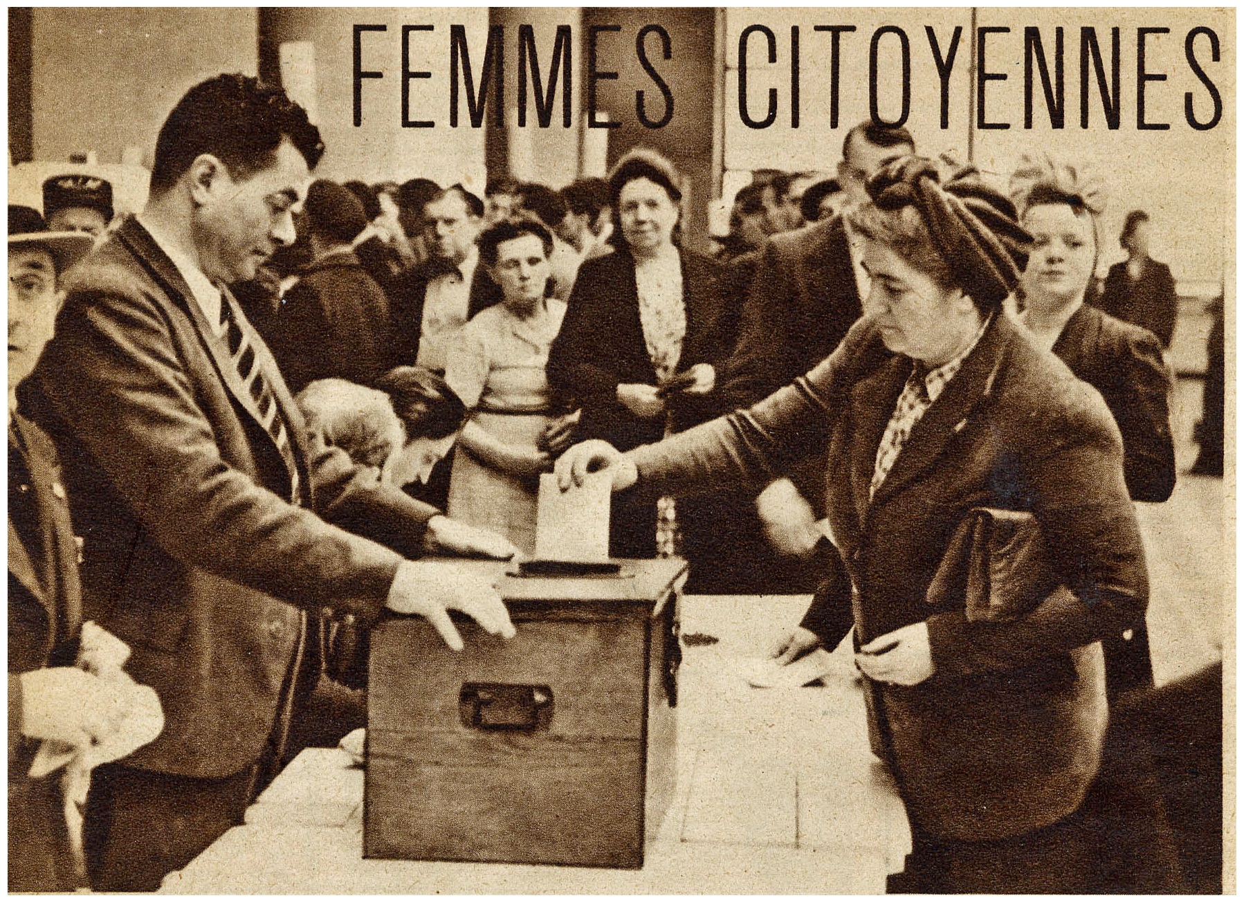 Photo : une partie de l'Almanach des femmes françaises de 1946