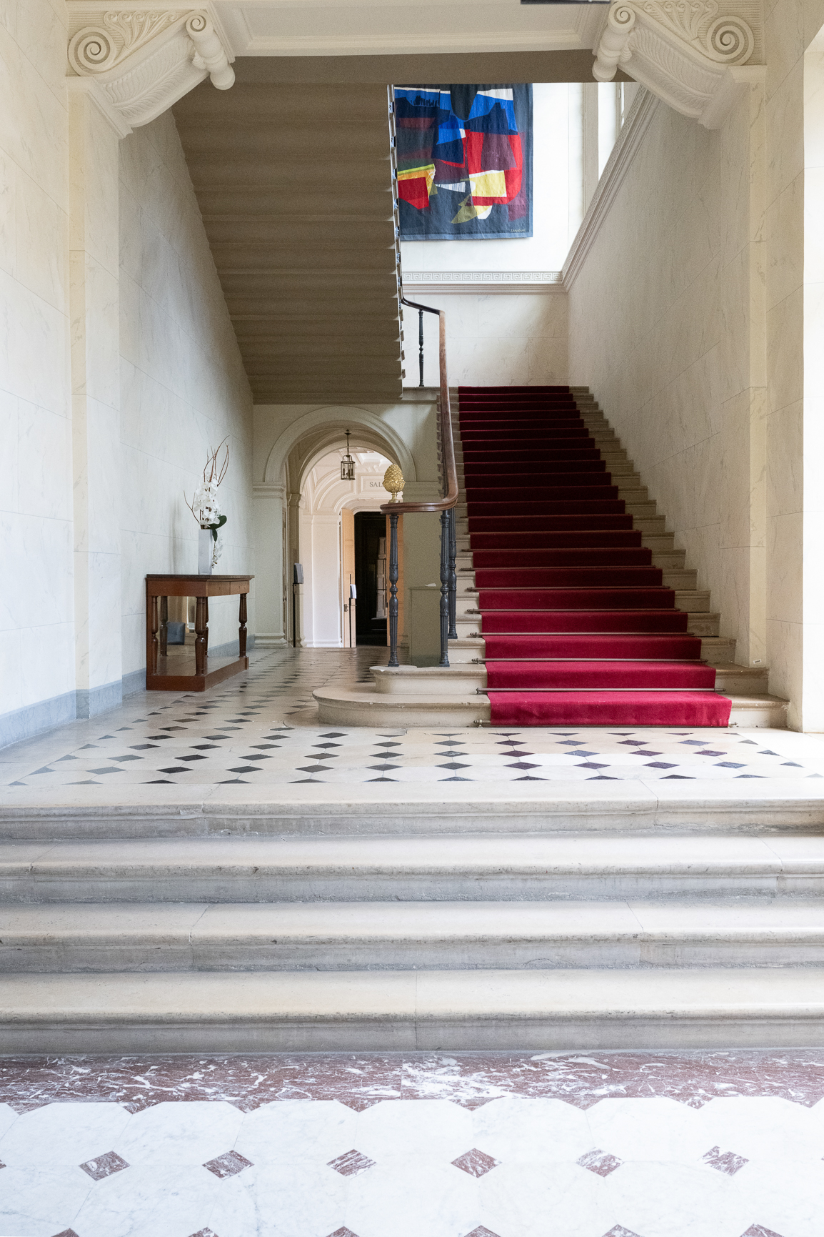 Vue de la partie droite du vestibule